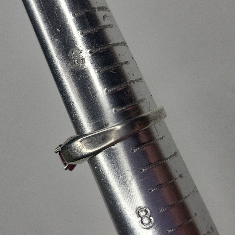 Sterling Silver Ruby Ring - image 5